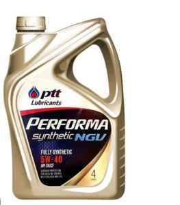 PTT น้ำมันเครื่องเบนซิน ปตท ซินเทติก NGV 5W-40 PTT SYNTHETIC ( เลือกขนาด 4L+/4+1L+/1ลิตร )