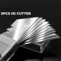 Cutter Lipat Pisau Silet Folding Knife Praktis Free isi 5 Pcs - 6598. 