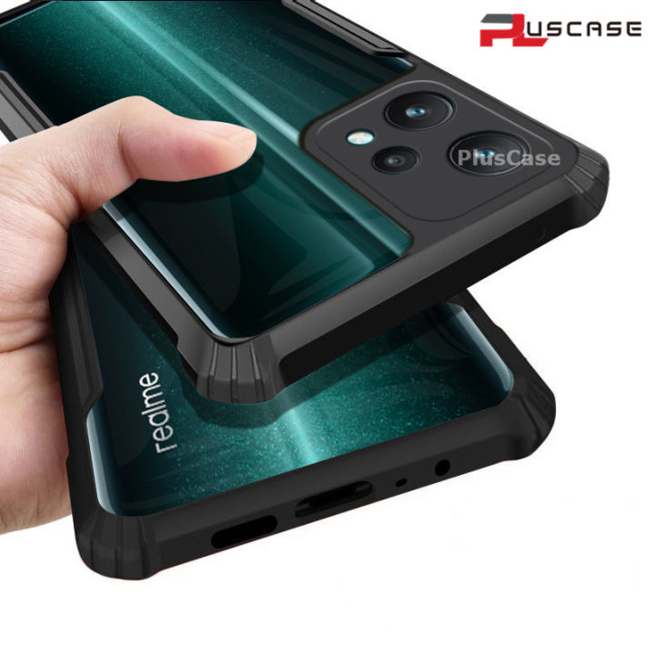 Pluscase For Realme 9 4g 9 Pro 5g Plus Case Air Cushion Hard Crystal 