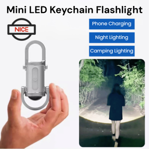 Keychain Flashlight Waterproof Light Mini Portable LED Torch Light for Outdoor