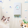 【New Arrival】 Fridge Deodorizer USB Plug-in Mini Air Freshener Multipurpose Refrigerator Deodorizer for Kitchen Closet Shoe Cabinet. 