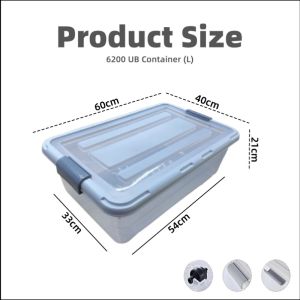 COLOGO 🥇 Large size flat type under bed storage box quilt clothes stackable bed bottom storage box