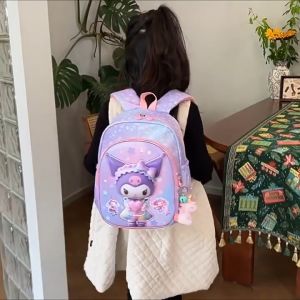 Kuromi Backpack Girls Student Bag Sanrio Kawaii Child Student School Backpack Cute Kindergarten