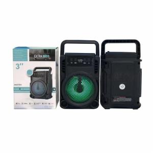 ลำโพงบลูทูธ 3 in 1 พกพา - เสียงเบสหนัก กันน้ำ IPX5 ไฟ RGB 16 สี | สำหรับปาร์ตี้ ตั้งแคมป์ เดินทาง