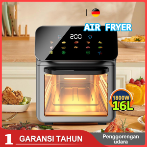 XIAOMI 16L Air Fryer Oven Digital Touch Multifunctional Household Large Capacity Bake Grill Smart Air Fryer Touch Screen Oil less cooking Multi-cooking functionality Air Fryer Kitchen 360°Baking Convection Oven Deep Fryer without Oil空氣炸鍋