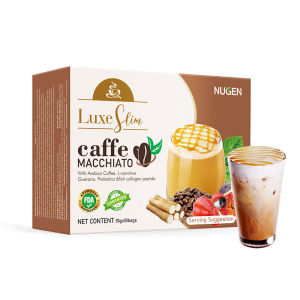 Hot deals Luxe Slim Caffe Macchiato Beauty Coffee Box 10 sachets 100g Dietary Supplement Luxe Slim Caffe Macchiato Beauty Coffee Box 10 paket 100g Makanan Tambahan 奢华修身玛奇朵美容咖啡盒10包100g膳食补充剂