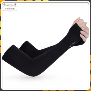 ZM *พร้อมส่ง*ปลอกแขนกันแดด UV แบบสวมนิ้ว 1 คู่ ปลอกแขนกันแสงยูวี  ป้องกันรังสียูวี ผ้าไหมยืดหยุ่นสูง ใส่ได้ทั้งชายและหญิง
