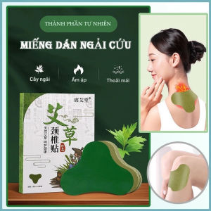Miếng dán ngải cứu – Combo 2 hộp (12 miếng/hộp) – Giảm đau lưng cổ vai gáy lưu thông khí huyết