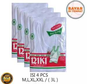 PROMO!!! 6 pcs Kaos dalam pria dewasa - Kaos singlet Riki - Kaos pria dewasa - Singlet oblong