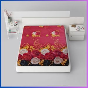 Sprei Resleting Sarung Kasur Risleting Tinggi 20cm Motif Elegan Cover Kasur