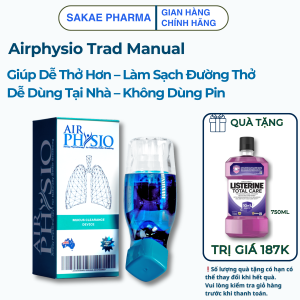 Thiết Bị Tập Thở Hỗ Trợ Hô Hấp Phổi Airphysio Trad Manual Nhập Khẩu Uc