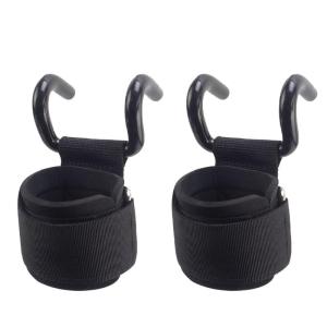 Móc nâng tạ nonslip Padding PowerLifting nắm cổ tay kéo lên đào tạo tập thể dục luyện tập gym Bọc cổ tay hỗ trợ