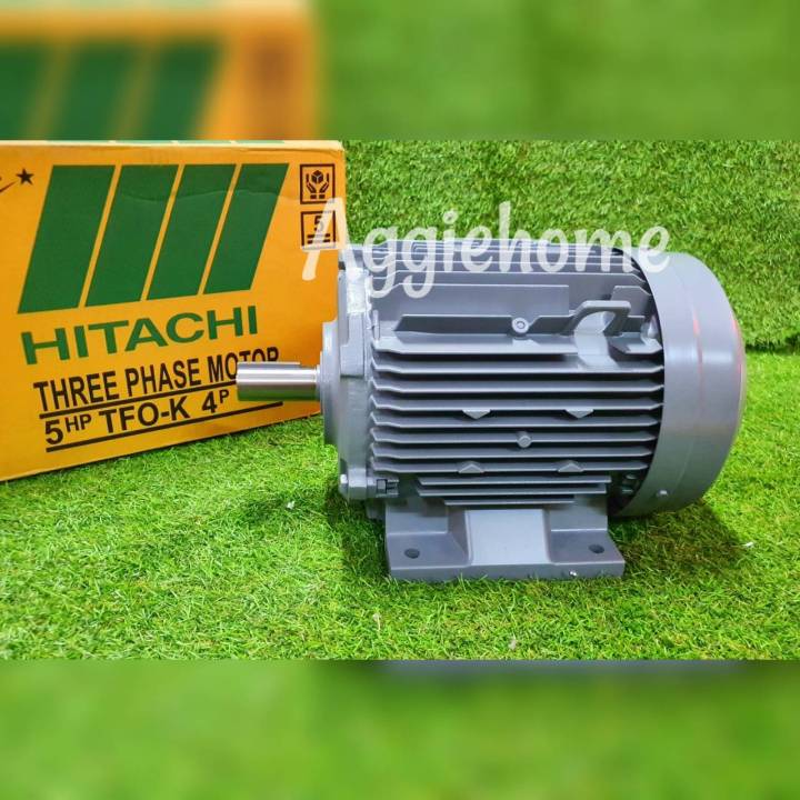 HITACHI มอเตอร์ รุ่น 5HP 4P TFO-K 380V (5แรงม้า) มอเตอร์ไฟฟ้า ฉนวนกัน ...