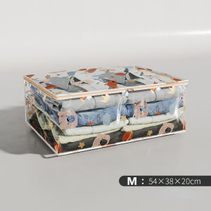 Clothes Quilt Storage Bag Dustproof Waterproof Clothes Organizer Thickened Double Zipper Bag