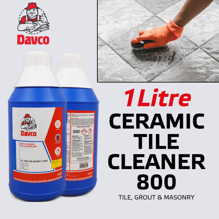 Davco Ceramic Tile Cleaner 800 Tile, Grout and Masonry Cleaner 1L Lazada