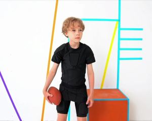Topeter Youth Padded Compression Shorts Football Hockey Underwear Hip Pad Impact Gear