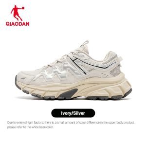 Qiaodan Women’s Sports Shoes Thick-Soled Height-Increasing Outdoor Hiking Comfortable QXF192254903