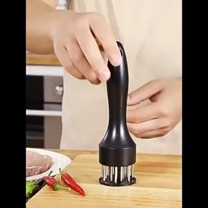 Stainless Steel Loose Meat Needle Meat Tenderizer Household Quick Insert Beef Artifact Loose Meat Hammer Steak Kitchen Tools