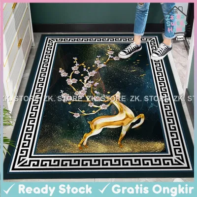 Zakka Sweet COD Keset Dapur Uk 50x80Cm Motif Lucu / Keset Kamar Tidur Anti Slip