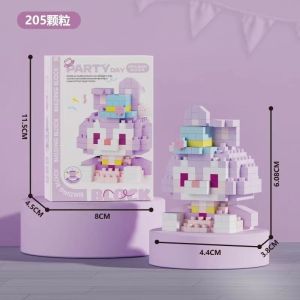Blok Mini Pendidikan 3D Building Block Puzzle Mini Figures Educational Toys Kuromi Tom Jerry