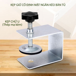 Kẹp cố định mặt ngăn kéo tủ giúp dễ dàng lắp đặt và chính xác