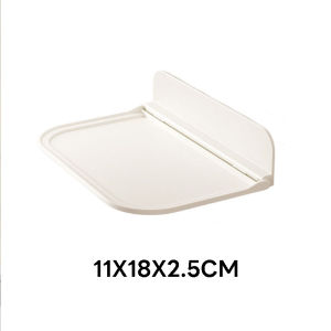 ชั้นวางของพับได้ติดผนัง ชั้นวางของติดผนังแบบพับได้ประหยัดพื้นที่ชั้นเก็บของแบบพับได้ ทนทาน แข็งแรง สำหรับห้องน้ำ ห้องครัว ใช้งานง่าย