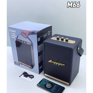 【จัดส่งในไทย】35W รุ่นM66PRO ลำโพง ลำโพงบลูทูธ ลำโพงบลูทูธเบสหนัก ไร้สายลำโพงพกพา ไมโครโฟนสองตัว ต่อเนื่องเป็นเวลา 8+ ชั่วโมง องรับAUX/TF/USB ลำโพงพกพา