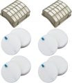 For Shark Navigator dlx Filter NV60 NV70 NV80 Replacement Filters,NV70 26,NV71,NV90,UV420 NV90 26 NV95 NV80 and NVC80C.4+4 Foam Filters + 2 Filters. 