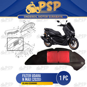 Filter Udara Nmax New - Saringan Hawa Udara Screen Cleaner Yamaha Aerox 155 N Max New 155 B6H 2020