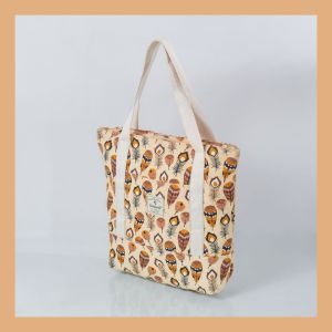 Tas Kuliah Wanita Model Tote bag resleting cewek kekinian bahan kanvas bisa custom partai besar dan kecil untuk seminar souvenir gift dll