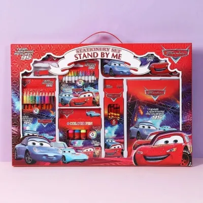 41-Piece Cartoon-Themed Stationery Set for Kids | Pencil Box Coloring & Painting Supplies | Ideal Gift for Children | SKYPRIME SHOP