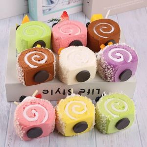 VOGUETEN Soft Cake Squeeze Toy Anti-stress Cartoon Fidget Squeeze Toy Rebound Mochi Squish Foam Toy For Stress Relief