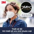 1 Hộp Khẩu Trang N95 Chính hãng 3M 9513 ( 20 Chiếc ) Với Lớp lọc Tĩnh Điện,Kháng Khuẩn,Kháng Bụi Mịn 95%,Khẩu Trang Y Tế Mask Cao Cấp Hơn Kf94. 