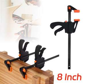 DIY Portable Woodworking Clamp Set Quick Grip Woodworking Bar Clamp Clip Wood Carpenter Hand Tool
