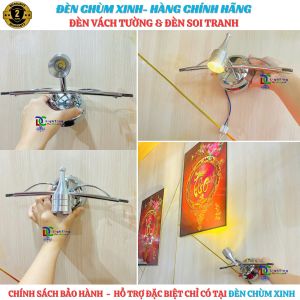 [ ĐÈN CHÙM XINH ] Đèn Soi Tranh DCX485/1chính hãng lắp trang trí phòng ngủ khách sạn khu triễn lãm