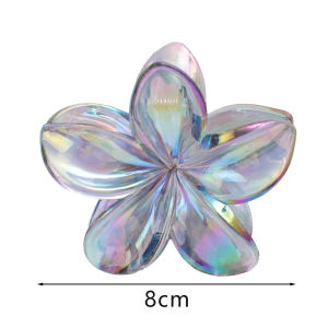 Fashion Flower Hair Clips Girls Acrylic Hairpin Summer Beach Women Hair Accessories