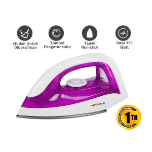 Setrika Pakaian Listrik Anti Lengket Advance STK-500 Seterika Hemat Listrik 350 Watt
