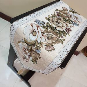 Table Bed Runner Taplak Meja Panjang Belgium Shabby Chic Mewah 120 150 210 Cm