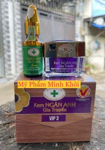 Kem Dưỡng Trắng Da Tái Tạo 3 in 1 + Serum Ngân Anh Gia Truyền 25g ( VIP 3 )