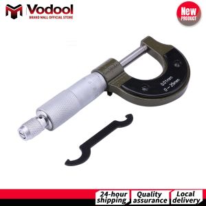 Mechanical Calipers with Metric Micrometer Attachments for Precise Measurement in Manufacturing and Laboratory Use