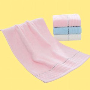 Solid Color Cotton Wash Towel Soft and Skin Safe Design G7500