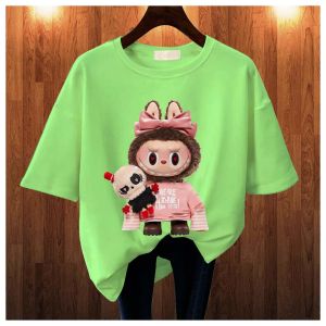 GET FASHION - KAOS LABUBU / T-SHIRT LABUBU / BLUS LABUBU / KAOS OVERSIZE LABUBU / KAOS COTTON COMBED