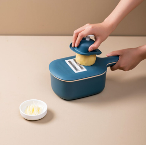 เครื่องหั่นมันฝรั่งสำหรับใช้ในบ้านอุปกรณ์เครื่องขูดในครัวสำหรับที่ตัดผักที่โกนหนวดเครื่องตัดประดิษฐ์อเนกประสงค์