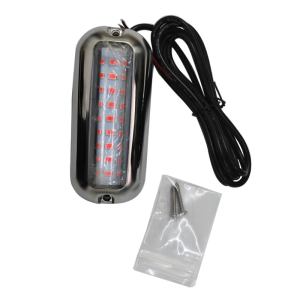 Navigation Light 50W 27 LED Underwater Pontoon Marine Transom Light IP68 Waterproof LED Ship Beam Light