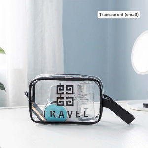 Transparent Cosmetic Bag Large Toiletry Bag PVC Women Zipper Clear Makeup Bags Beauty Case Travel Make Up Organizer Storage Bath Toiletry Wash Bag Beg Wanita Kosmetik Washbag 化妝包包 化妆袋 储物包