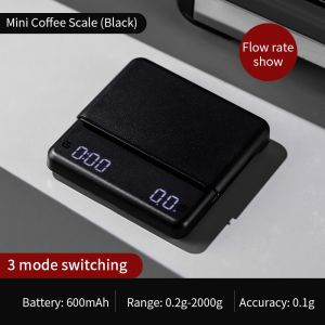 BINCOO Coffee Electronic Scale Mini Smart Espresso Bean Weighing Hand Brewing Flow Rate Powder Water Ratio Timing Scale