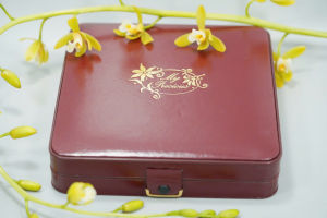[ Woosilver ] Hộp Trang Sức Si Nhật Da Đỏ My Precious – Sang Trọng & Tiện Lợi – H501