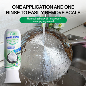 Pot bottom cleaning Household pot cleaning  Kitchen black dirt removal