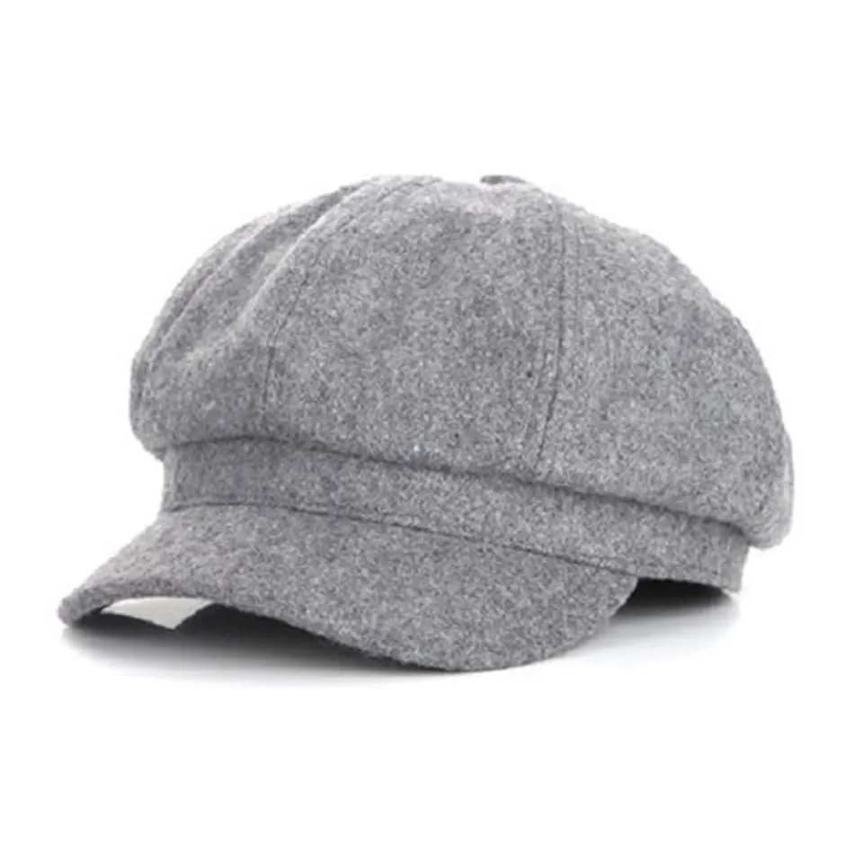 Women Newsboy Caps Octagonal Baker Peaked Beret Driving Hat Female  Sunscreen Hats Painter Tour cap - Main Image