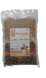 Premium Organic Grains Variety Pack - Brown Rice/Oat/Barley/Quinoa 3-Color/Rice & Grains Mix 280g - Healthy Non-GMO Whole Foods